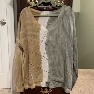 Shimmery Top. New without tags. Made in Italy